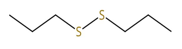 图1二丙基二硫的结构