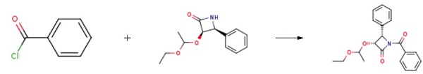 (3R,4S)-1-Benzoyl-3-(1-ethoxyethoxy)-4-phenyl-2-azetidinone