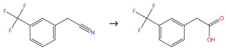 图1 间三氟甲基苯乙酸的合成路线