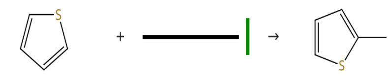 图3 2-甲基噻吩的合成路线