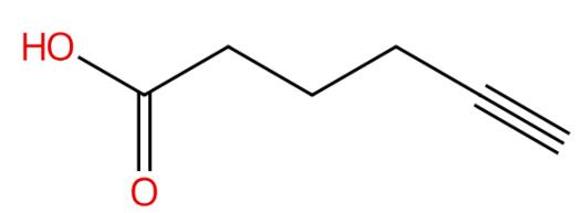图1 5-己炔酸的结构