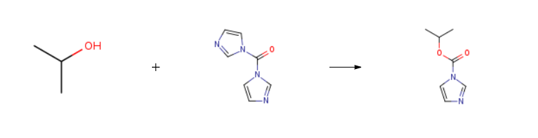 Isopropyl 1H-imidazole-1-carboxylate synthesis