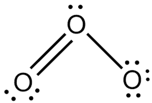 lewis structure of O3