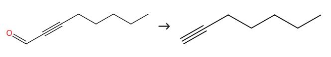 图1 1-庚炔的合成路线