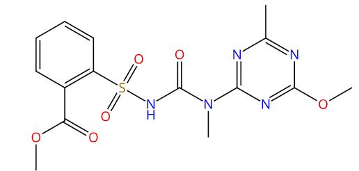 图1苯磺隆的结构