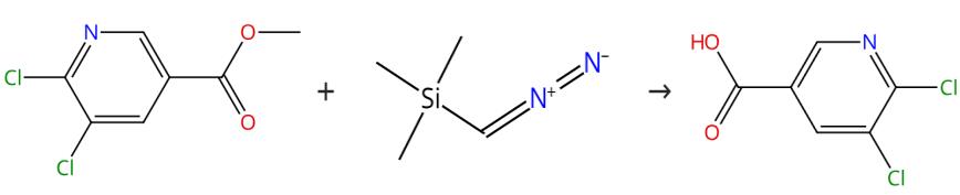 图1 5，6-二氯烟酸的合成路线
