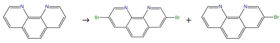 图2 3，8-二溴菲罗啉的合成路线