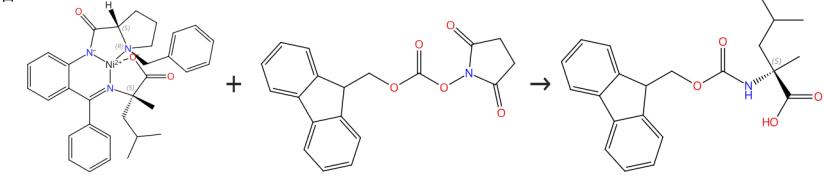 图1 FMOC-Α-甲基-L-亮氨酸的合成路线