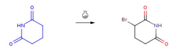 戊二酰亚胺的溴化反应