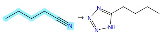 戊腈和叠氮化钠的环加成反应