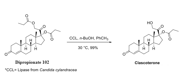 Clascoterone synthesis