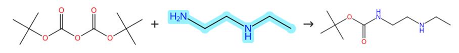 N-乙基乙二胺的酰化反应