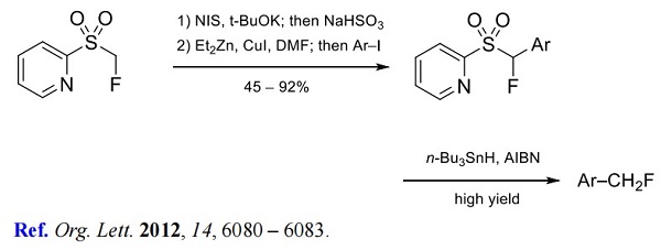 FluoroMethyl 2-pyridyl sulfone