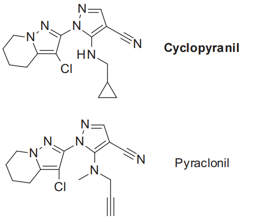 1H-Pyrazole-4-carbonitrile, 1-(3-chloro-4,5,6,7-tetrahydropyrazolo[1,5-a]pyridin-2-yl)-5-[(cyclopropylmethyl)amino]-