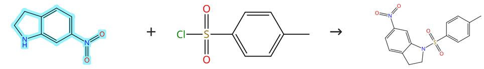 6-硝基吲哚啉的磺酰化反应