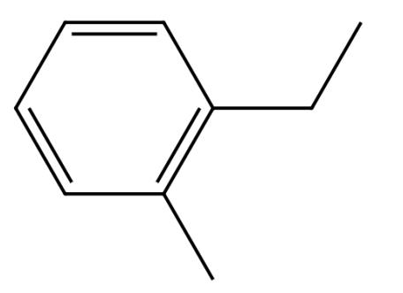 图12-乙基甲苯的结构式