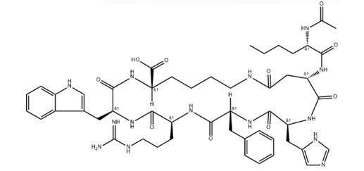 Figure 1 Structural formula of Bremelanotide