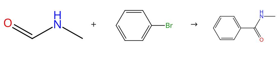 Fig. 1 The synthesis route of N-methyl benzamide