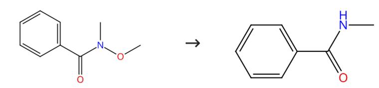 Fig. 2 The synthesis route of N-methyl benzamide