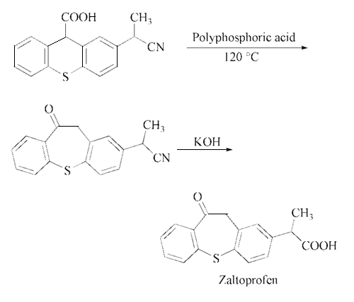 synthesis of Zaltoprofen synthesis of Zaltoprofen