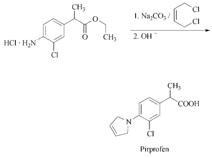 Pirprofen synthesis