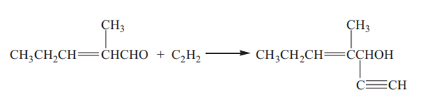 1-ethynyl-2-methyl penten-2-ol synthesis