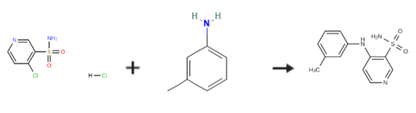 4-(3'-Methylphenyl)amino-3-pyridinesulfonamide synthesis