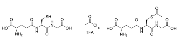 S-Acetyl-L-glutathione synthesis