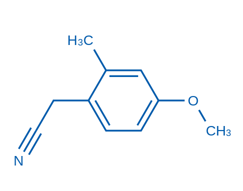 4-甲氧基-2-甲基苯乙腈的合成