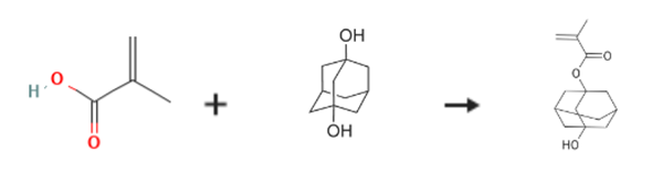 3-Hydroxy-1-adamantyl methacrylate synthesis