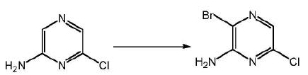 2-氨基-3-溴-6-氯吡嗪的合成.png 2-氨基-3-溴-6-氯吡嗪的合成.png