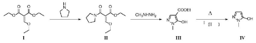 1‑甲基‑5‑羟基吡唑的合成.png 1‑甲基‑5‑羟基吡唑的合成.png