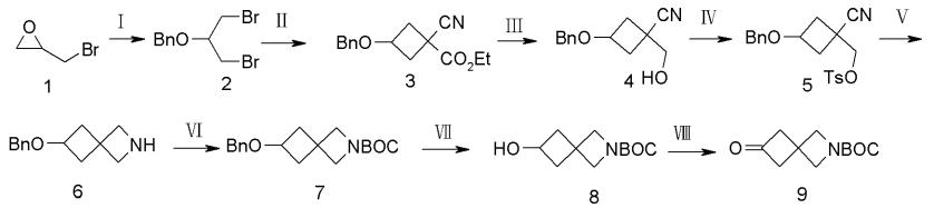 6-氧代-2-氮杂螺[3.3]庚烷-2-羧酸叔丁酯的制备及安全信息简述