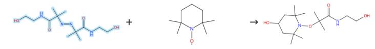 2,2'-偶氮(2-甲基-N-(2-羟基乙基)丙酰胺)的淬灭反应