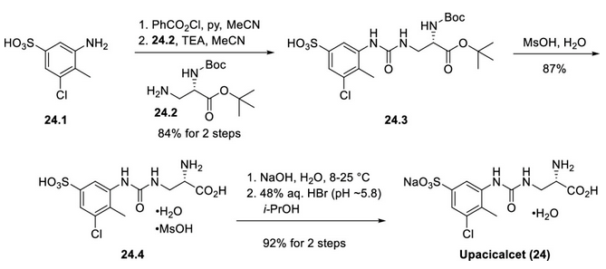 乌帕西卡塞的合成 乌帕西卡塞的合成