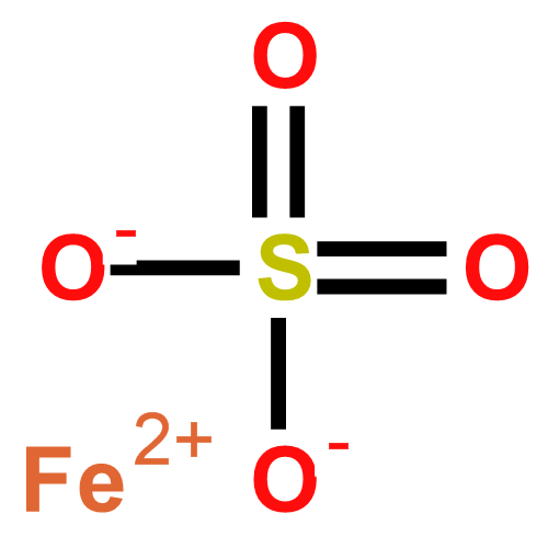 Ferrous sulfate structure Ferrous sulfate structure