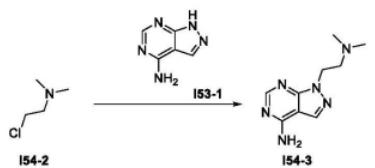 4-氨基吡唑并[3,4-d]嘧啶反应三