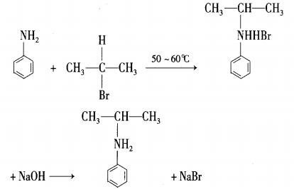 N-异丙基苯胺制备反应式