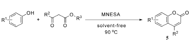 MNESA 催化 Pechmann 反应合成香豆素