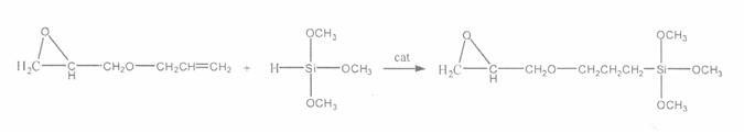 3-(2,3-环氧丙氧)丙基三甲氧基硅烷合成途径