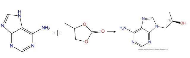 (R)-(+)-9-(2-羟丙基)腺嘌呤的合成.jpg (R)-(+)-9-(2-羟丙基)腺嘌呤的合成.jpg
