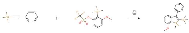 苯基乙炔基三甲基硅烷反应式二