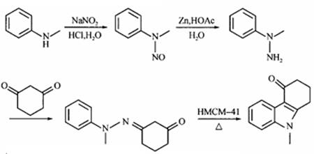 图2 1,2,3,9-四氢-9-甲基咔唑酮的合成反应式.png