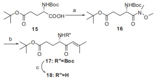 叔丁氧羰基-L-谷氨酸-5-叔丁酯合成苯并萘啶生物碱的路线.png 叔丁氧羰基-L-谷氨酸-5-叔丁酯合成苯并萘啶生物碱的路线.png