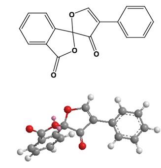 荧光胺的单晶结构