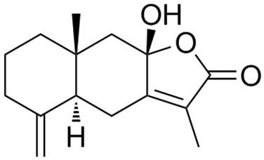 白术内酯 III的化学结构式 白术内酯 III的化学结构式