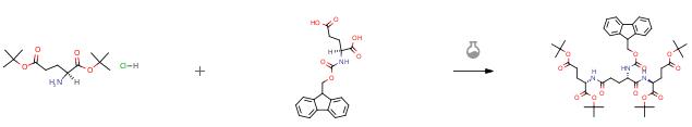 Fmoc-L-谷氨酸反应一 Fmoc-L-谷氨酸反应一