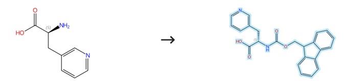 Fmoc-3-(3-吡啶基)-L-丙氨酸的制备与酰胺化反应