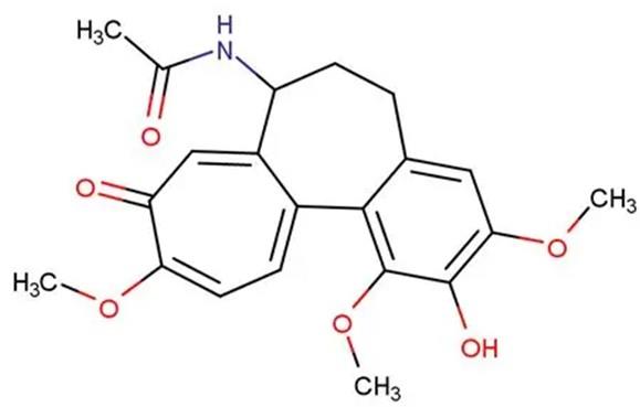 硫秋水仙苷的化学结构式