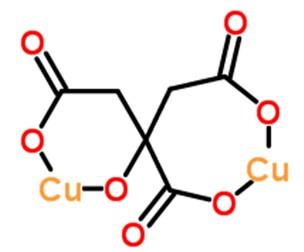 柠檬酸铜的化学结构式